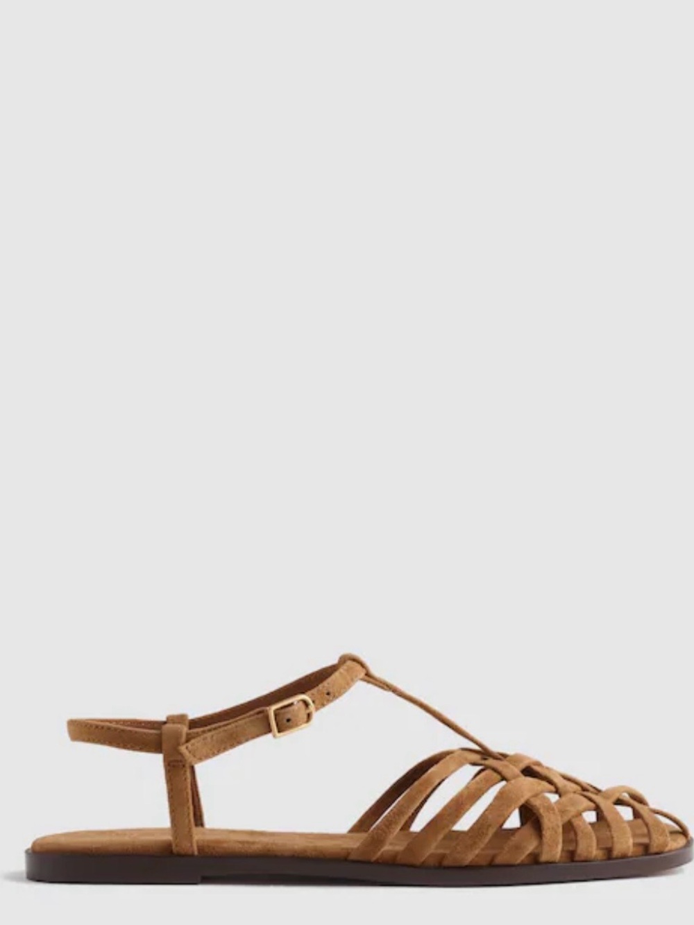 Madewell The Milano Fisherman Sandal in Suede - Picture 2 of 5